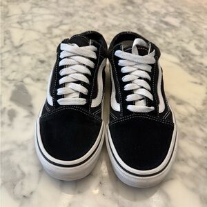 Vans Classic Black and White Shoes